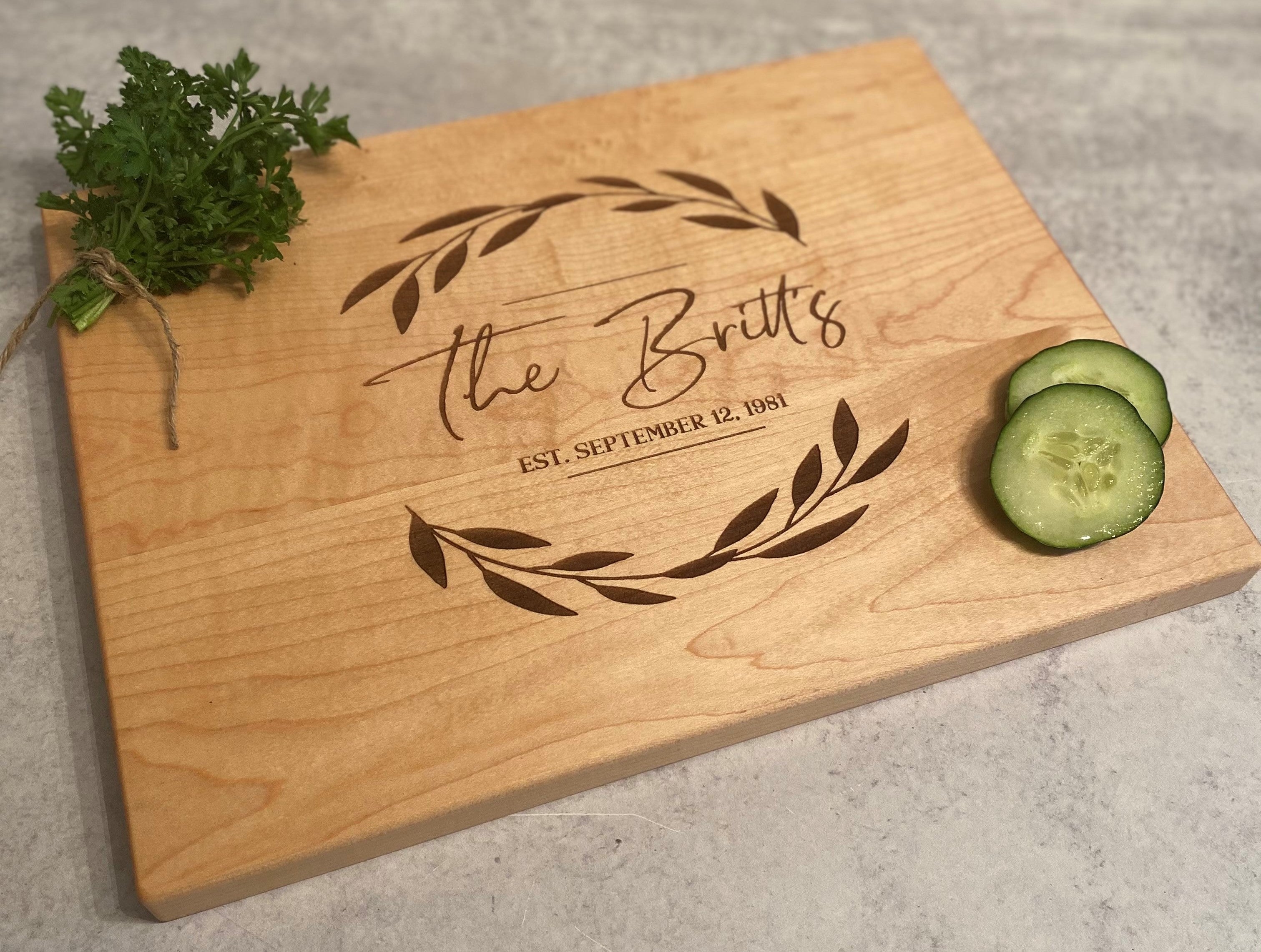 Fall Leaves Engraved Cutting Board - A Cut Above the  Rest!